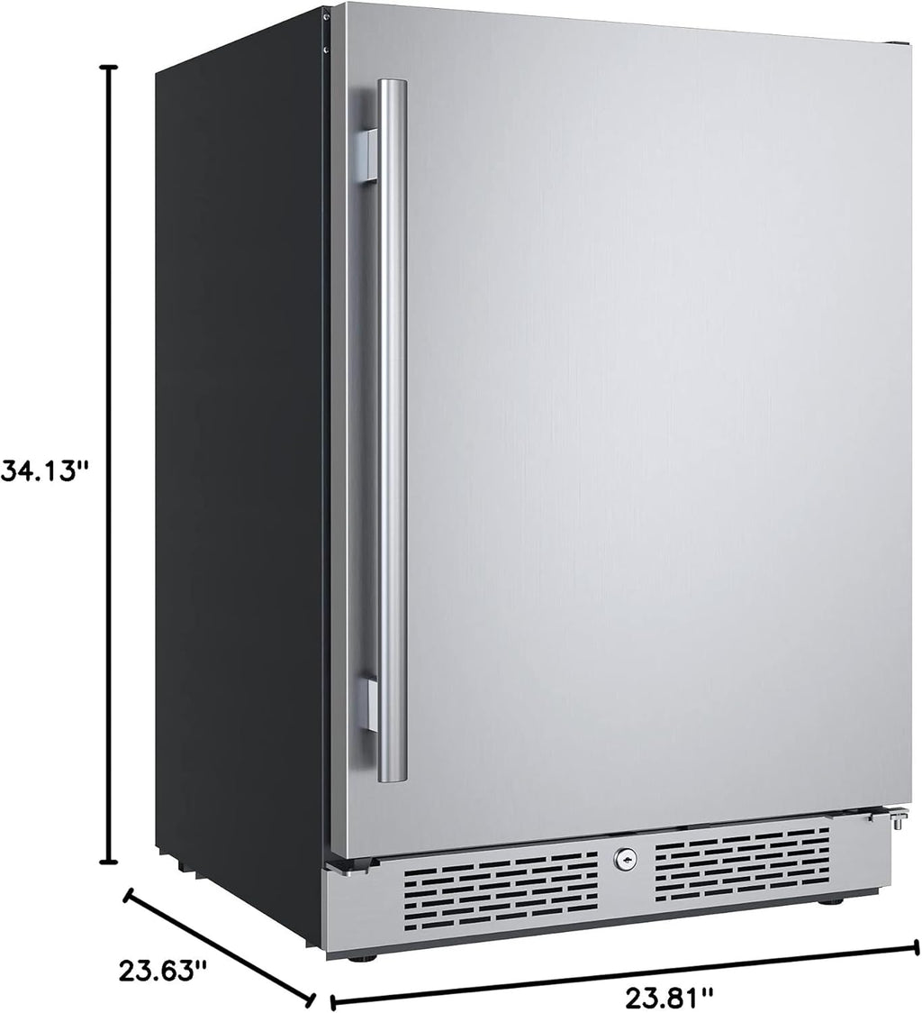 24 Inch Wide 5.66 Cu. Ft. Built-In Compact Refrigerator with Right Hinge P43487