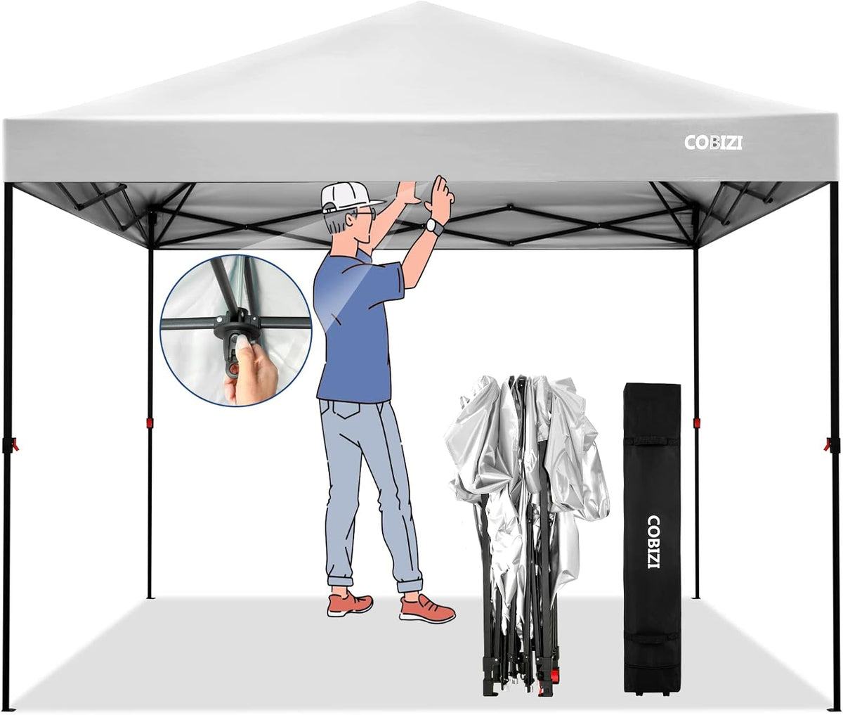 10x10 Pop Up Canopy Tent with Wheeled Bag A93900