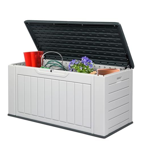 White Resin Outdoor Storage Shed (59 Cu.ft) Z442