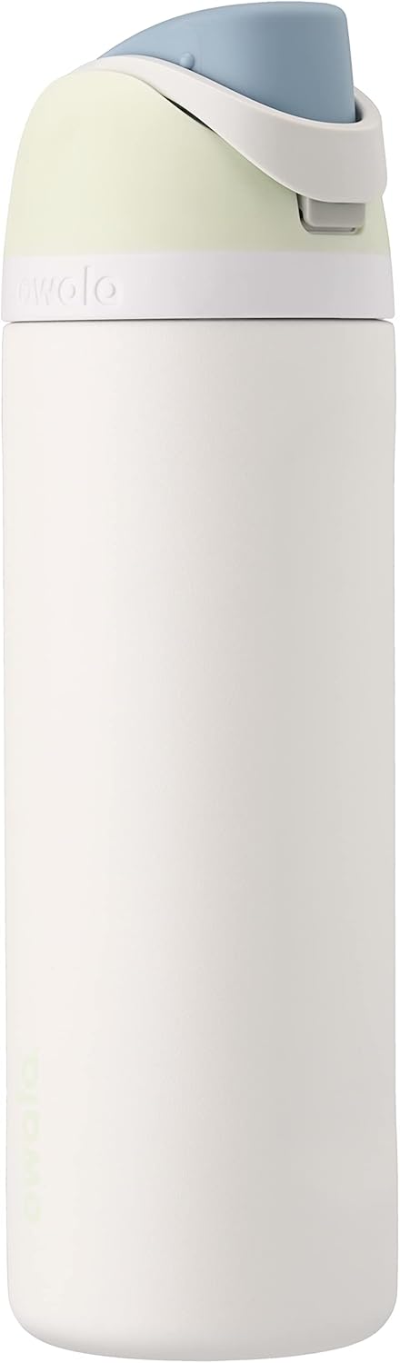 Insulated Stainless Steel Water Bottle with Straw and Silicone Boot M1476