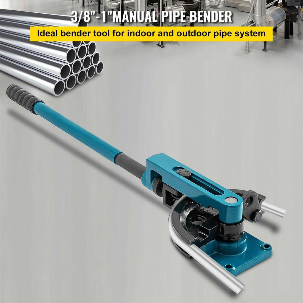 3/8 to 1 Manual Pipe Tube Bender with 7 Dies V7516