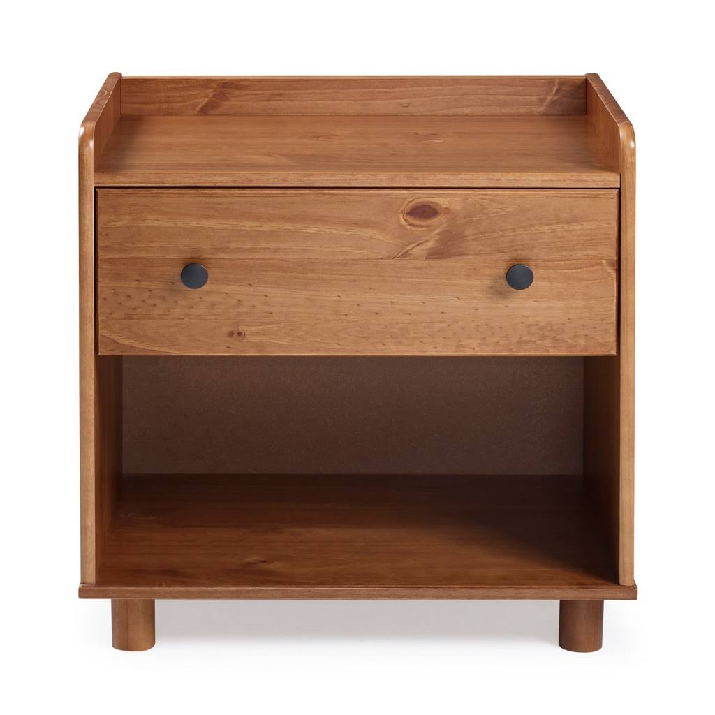 1 Drawer Solid Wood Nightstand L292