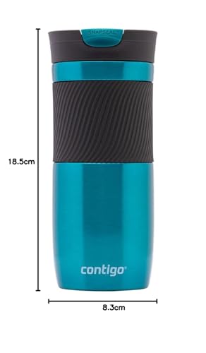 Black Stainless Steel Travel Mug, 590 ml X442324