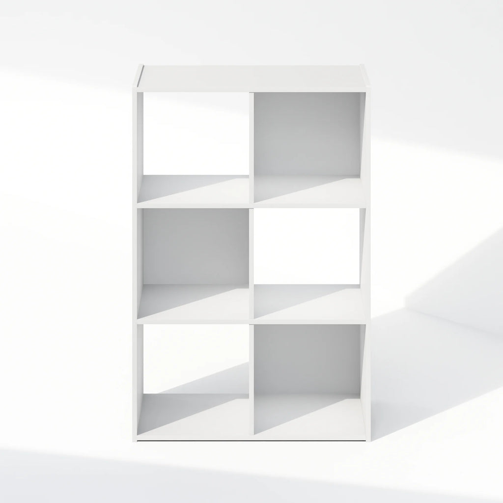 White 6-Cube Storage Cabinet J93265