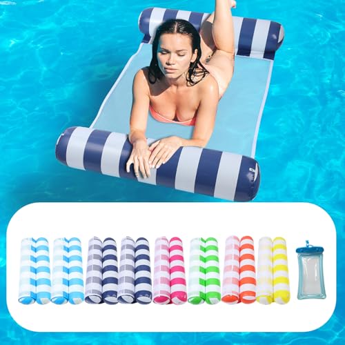 8 Pack 4-in-1 Pool Floats PVC E82983