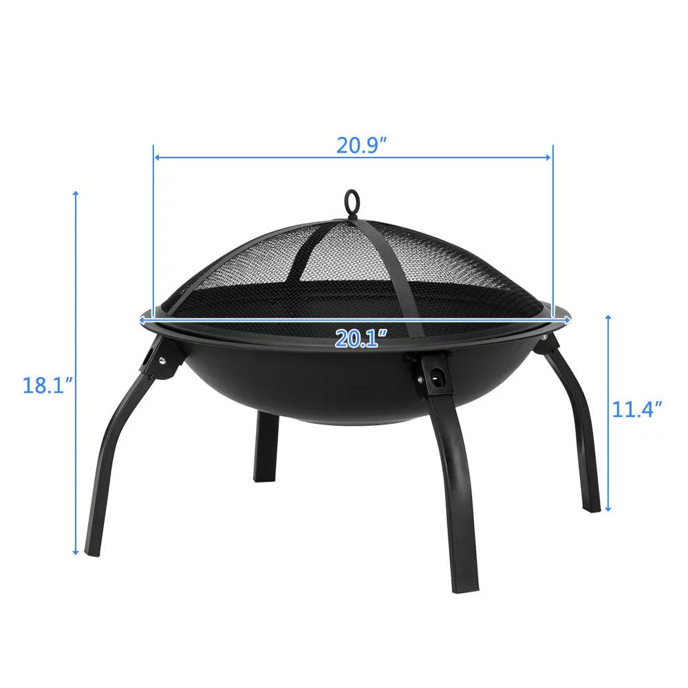 32 Wood Burning Square Fire Pit N4195