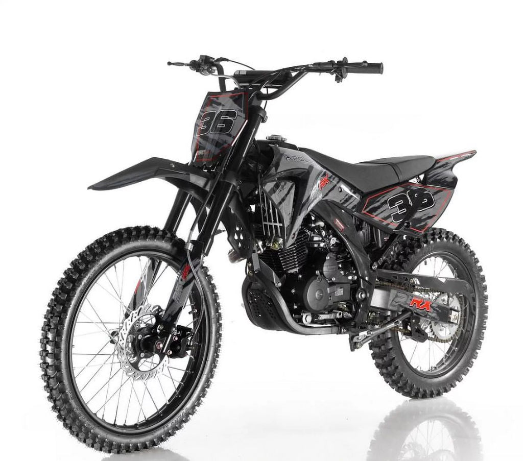 Black 250CC Manual Clutch Dirt Bike J957