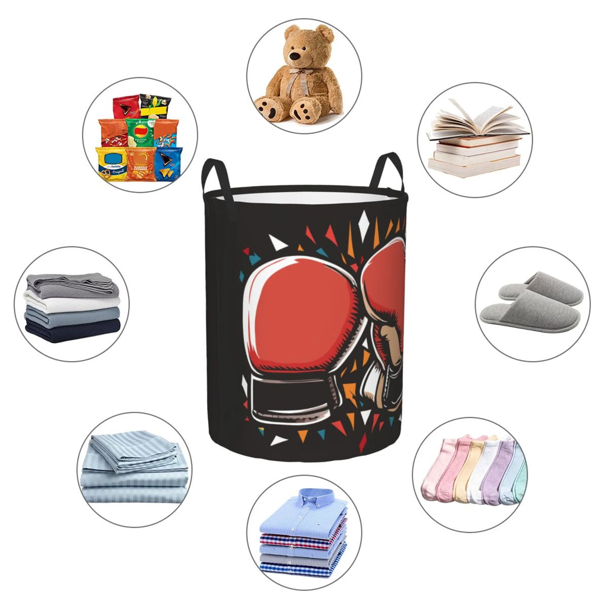 Waterproof Laundry Hamper with Handle Q7149