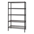 Black 18 x 48 in. Wire Shelf C582858