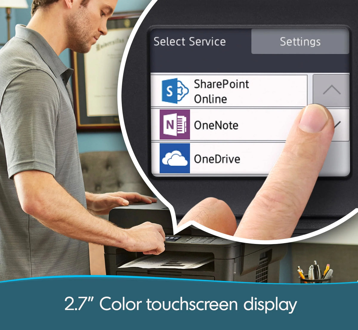Monochrome All-in-One Wireless Laser Printer U725