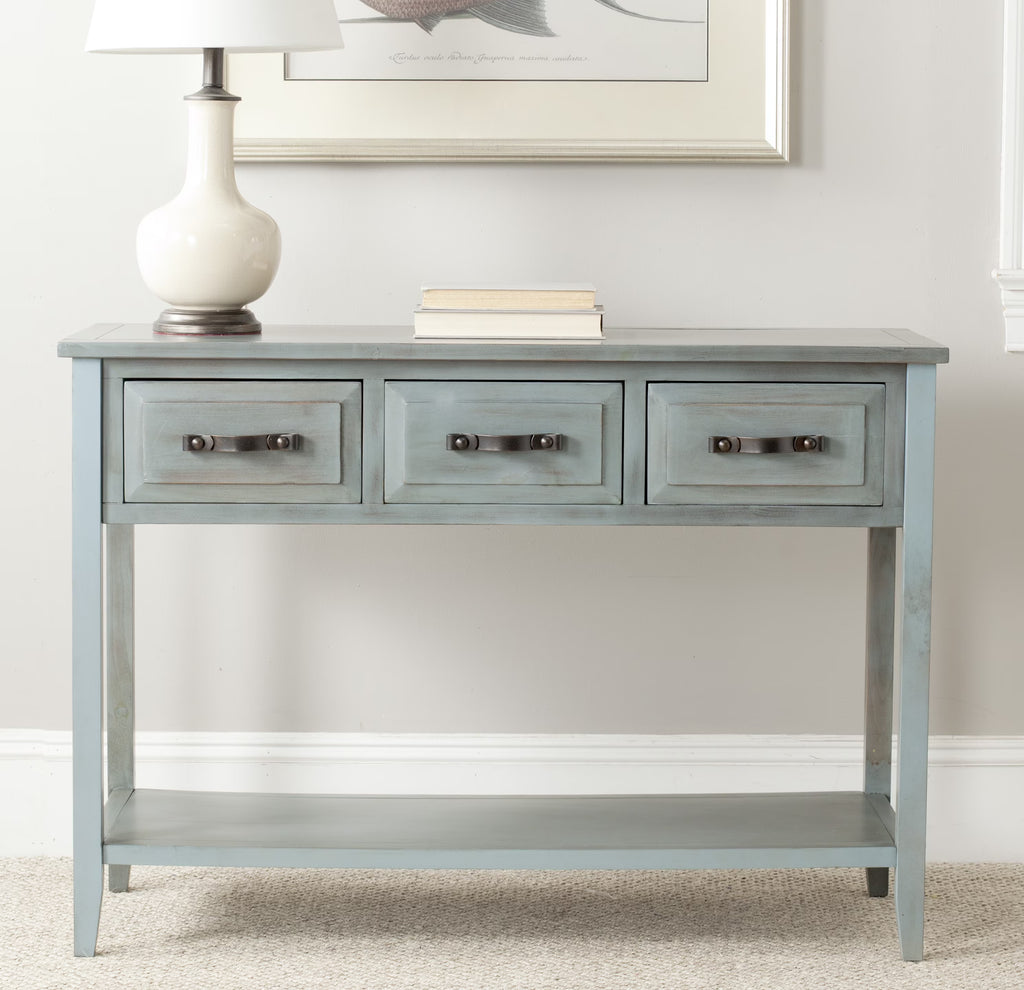Rustic Console Table with 3 Drawers C3794
