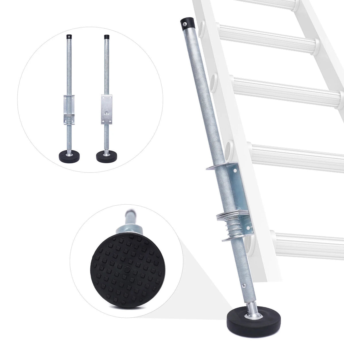 Ladder Leveler Pair with Steel Pole W455328