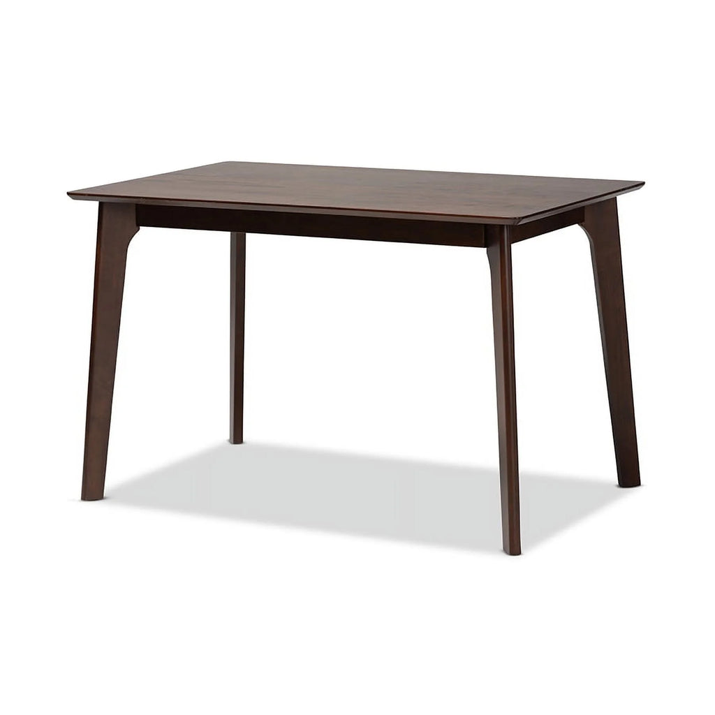 Dark Brown Wood Dining Table Z854