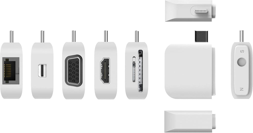 USB-C Multi-Display Modular Hub with HDMI, Mini DisplayPort, VGA, PD 100W, RJ-45 Ethernet, USB-A, USB Type-C, SD Card Reader L36834