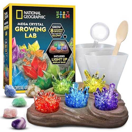 Crystal Growing Kit with Light-Up Stand V552
