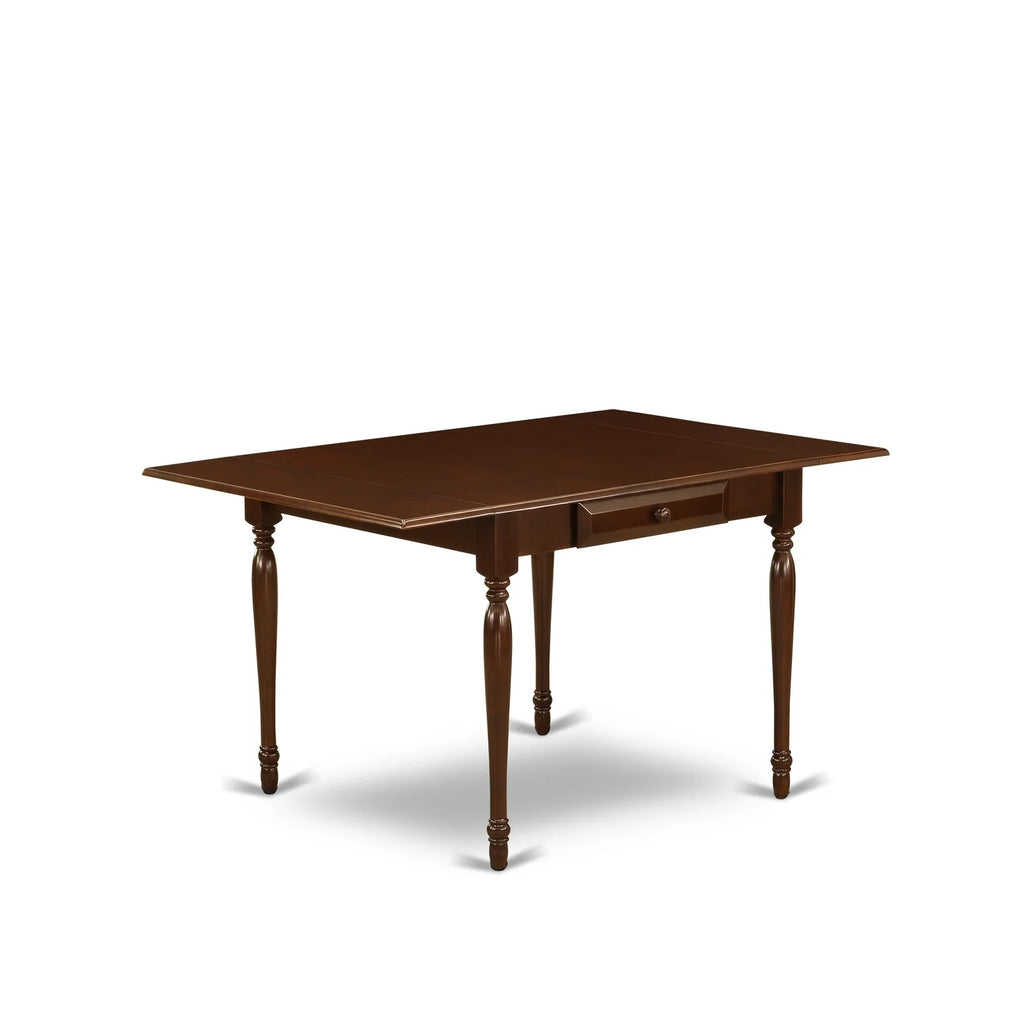 3 Pieces Drop Leaf Real Wood Dining Table Set Z9090