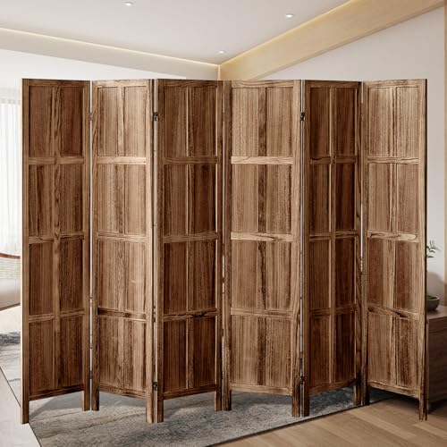 5.6 FT Folding Wooden Room Divider T28832