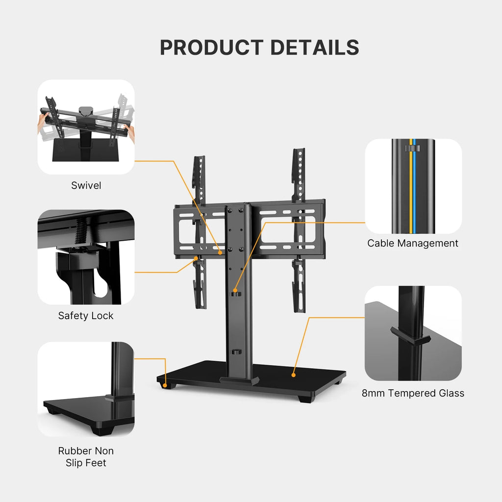 Adjustable Tabletop TV Stand for 32-55 inch TVs V948106