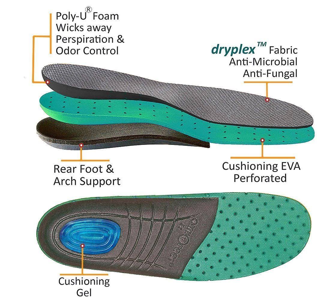 Men's OrthoFeet Pacific Palisades, Size: 11, Black O7915
