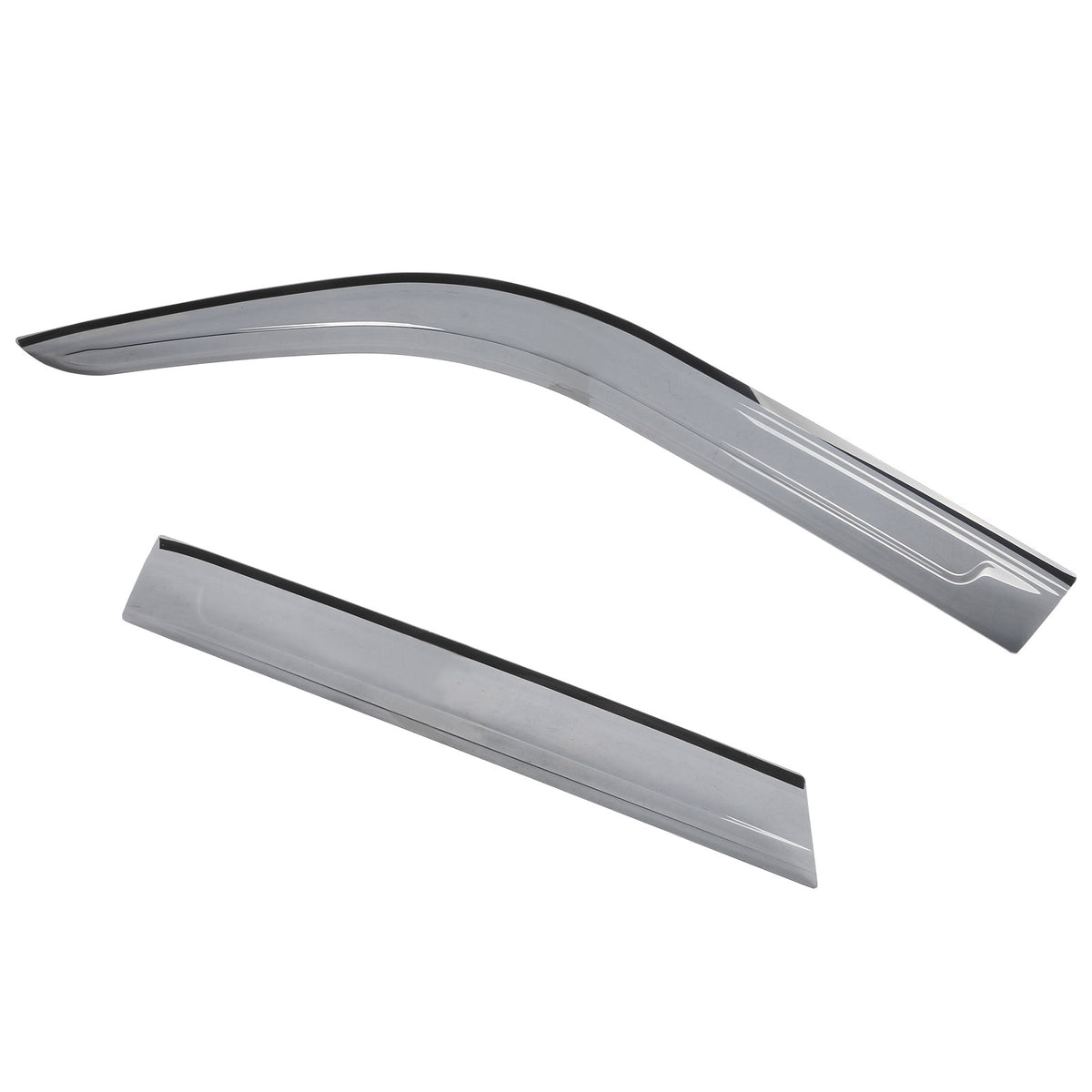 Black Acrylic Window Visors 4PCS Q262