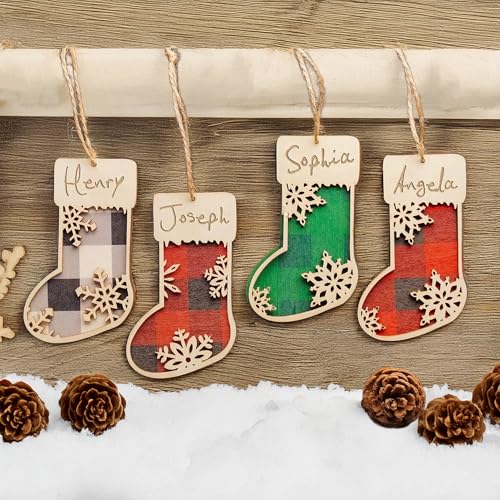 Wooden Christmas Tree Ornament J3243