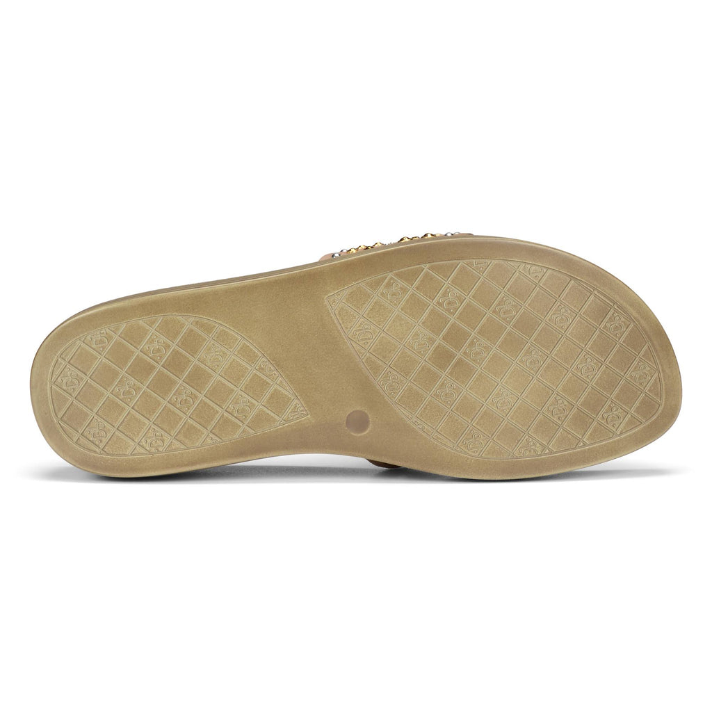 Natural Suede Slide I500