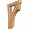 6x22W x 28x22D x 36x22H Western Red Cedar Arts and Crafts Outlooker B79051