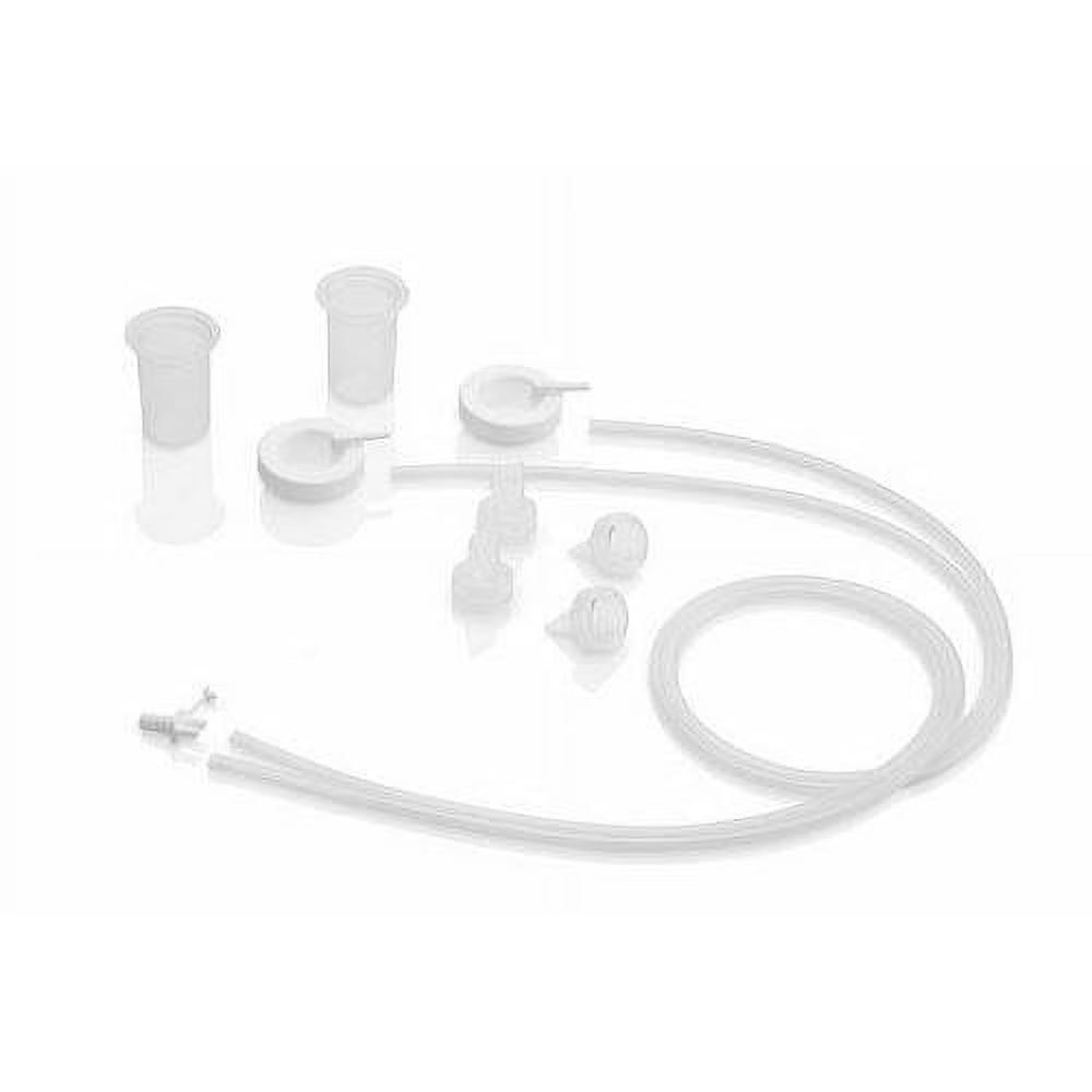 Spare Parts Kit for Breast Pump Includes: (4) Valves, (2) Silicone Tubing, (2) Silicone Diaphragms, (2) Adapter Caps, (1) Tubing Adapter Z61306