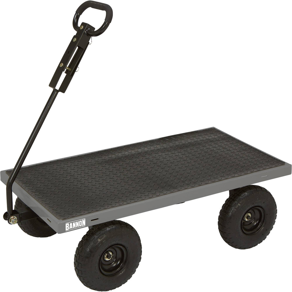 Industrial-Grade Steel Wagon, 800 lbs Capacity, 10 inch Tires Q664