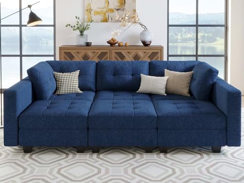 Dark Grey Modular Sectional Sofa with Storage L156331