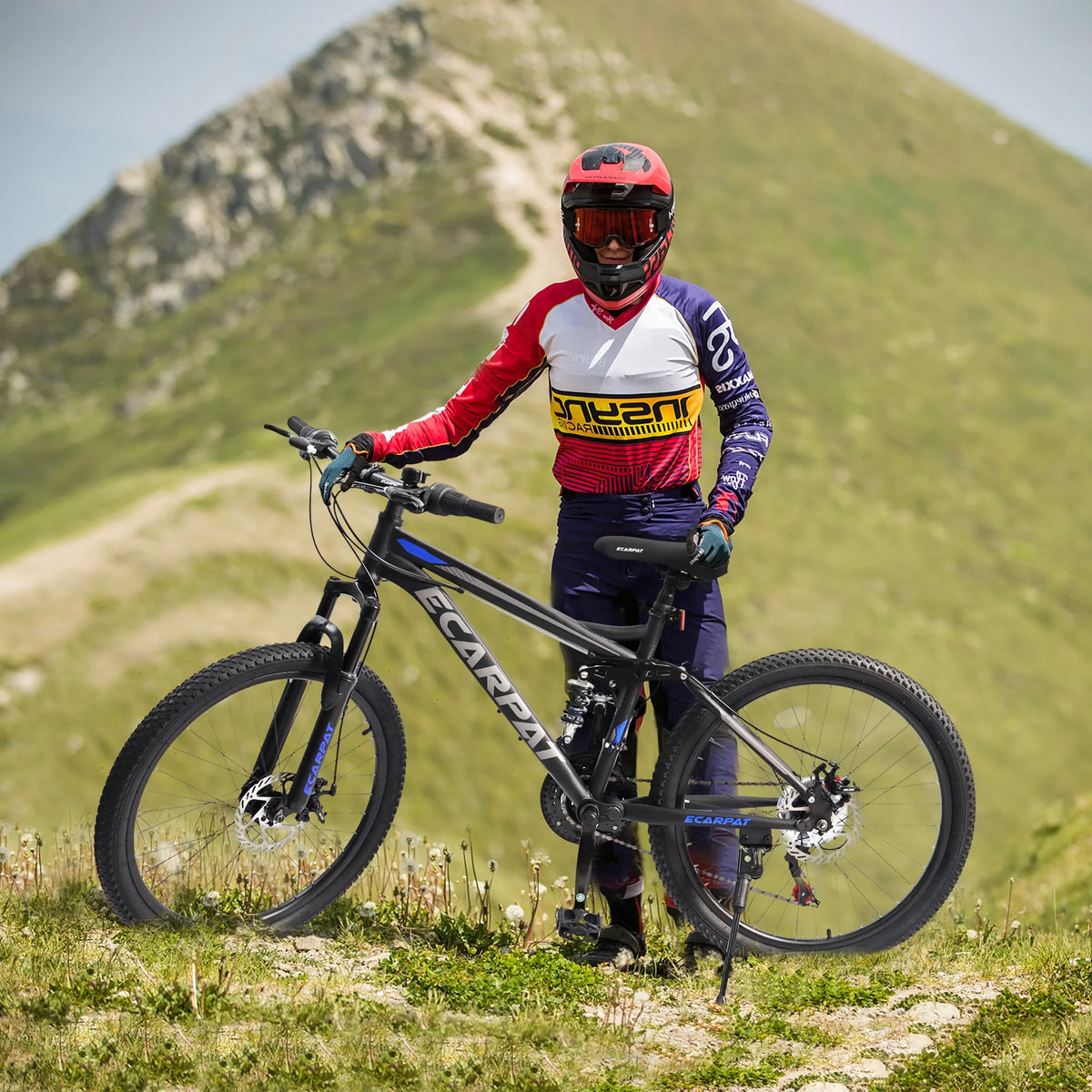 24 Inch 21-Speed Full Suspension Mountain Bike D4135