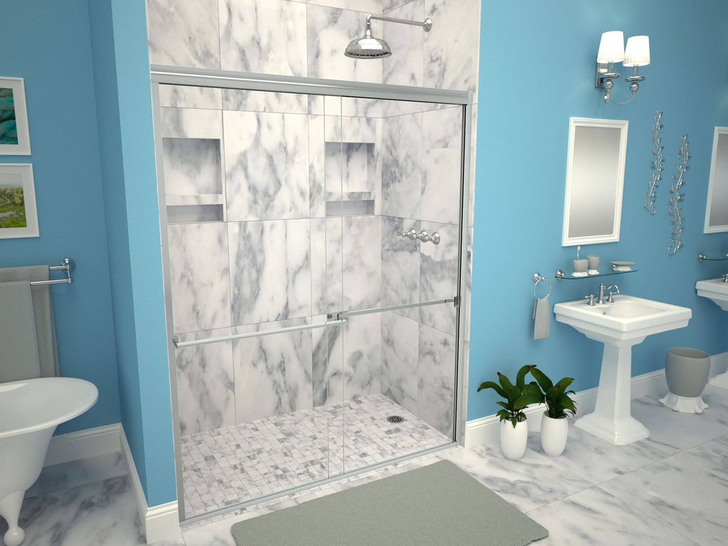 37x22 x 63x22 Shower Base with Drain Plate N556