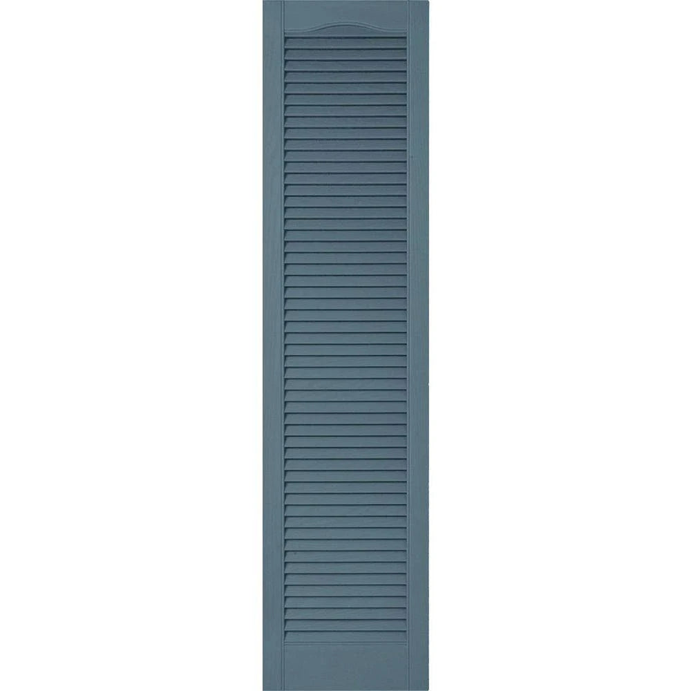 14 1/2 inchw x 84 inchh Vinyl Louver Shutters C8687