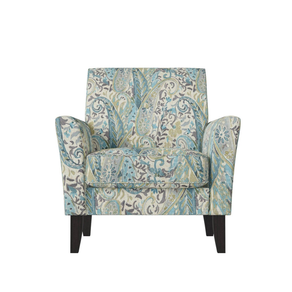 Transitional Flared Arm Armchair D780882