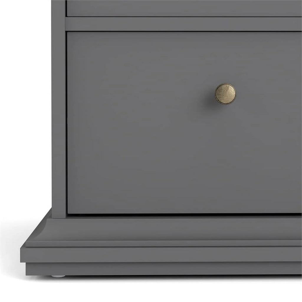 6 Drawer Engineered Wood Chest in Black S996344