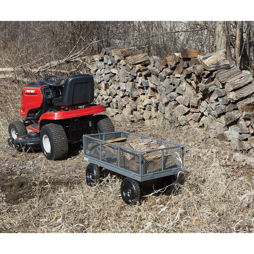 Industrial-Grade Steel Wagon, 800 lbs Capacity, 10 inch Tires Q664