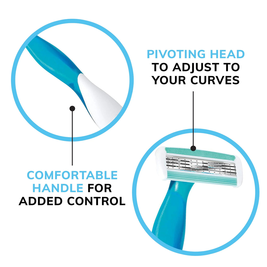 3 Count Disposable Razors with 4 Blades H720717