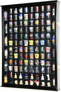 Oak Shot Glass Display Case with Lockable Door G192