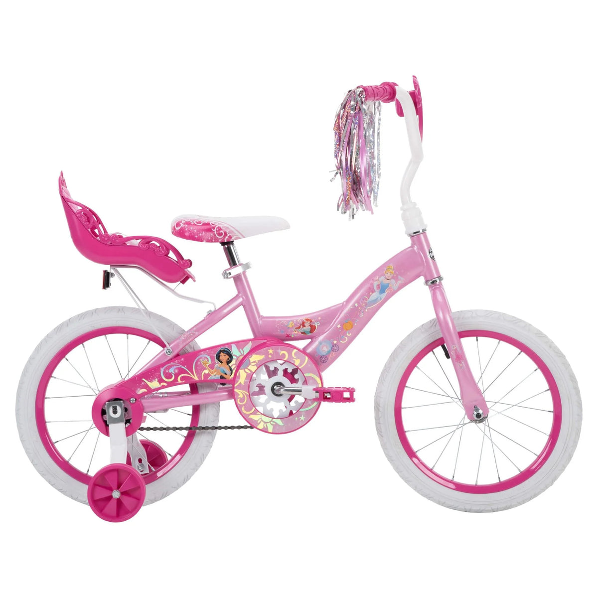 Pink 16" Sidewalk Bike with Training-Wheels F240690