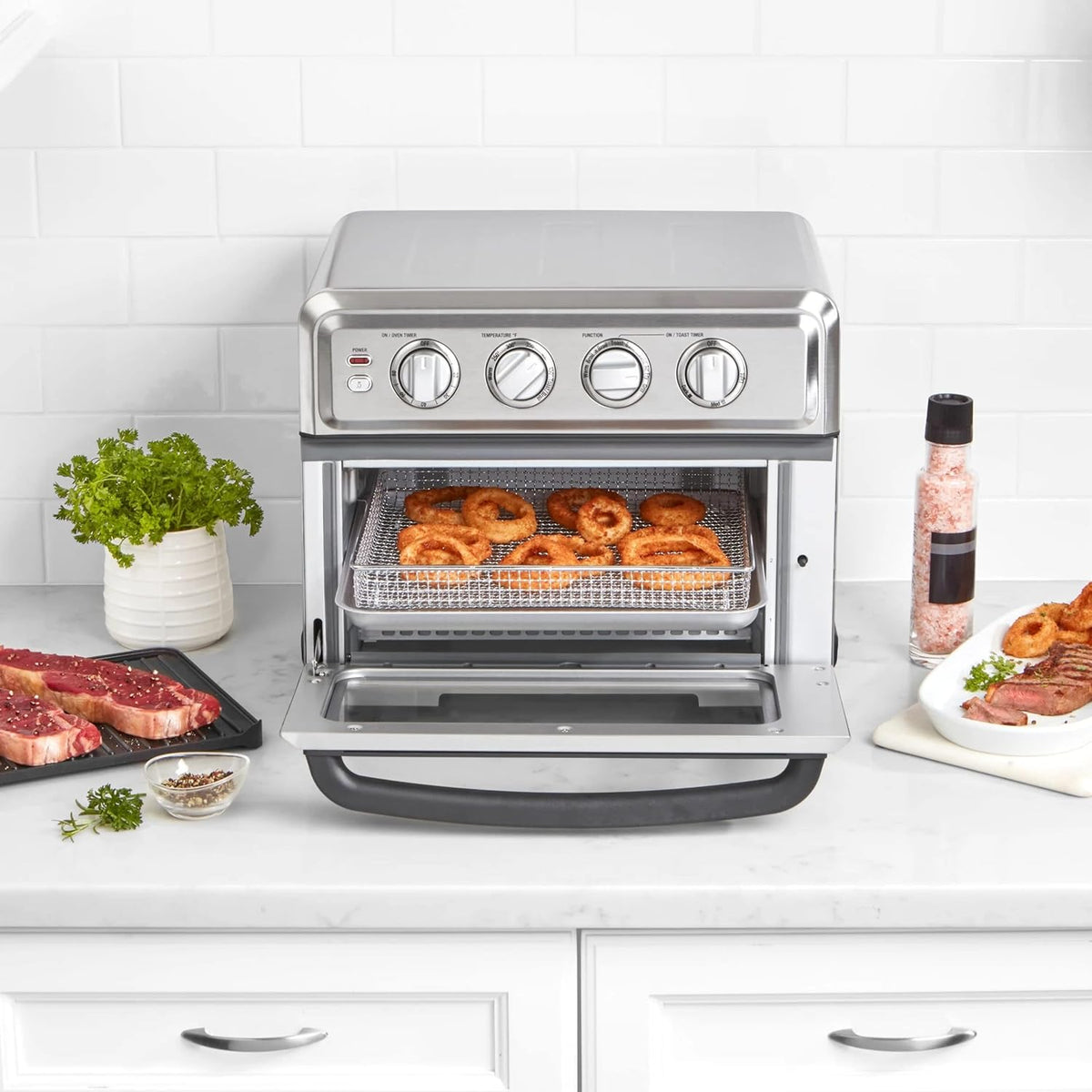 Convection AirFryer Toaster Oven with Grill, 1800-Watt, Stainless Steel N583988