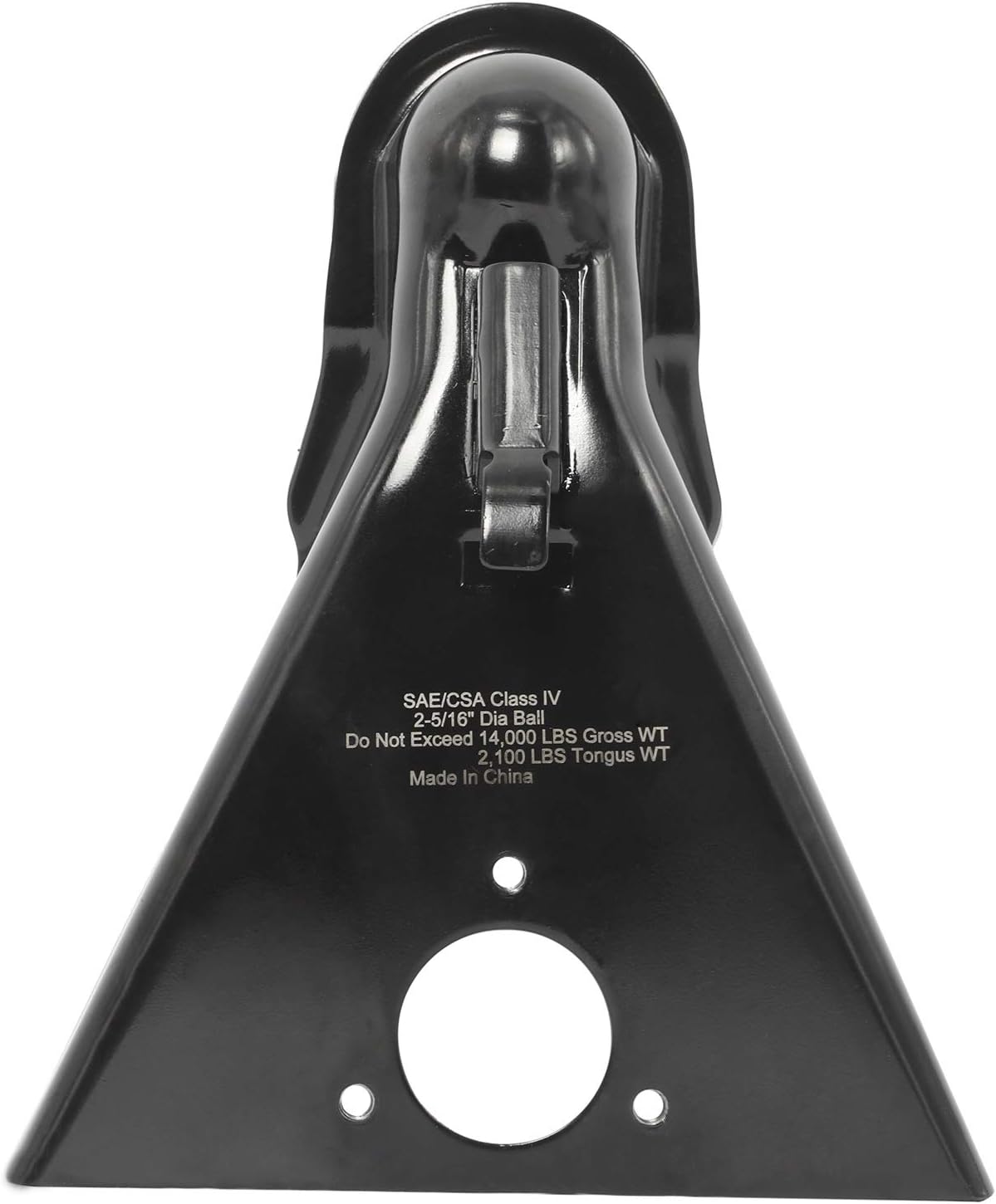 2-5/16" Ball Class IV A-Frame Trailer Coupler, Powder Coated Black, 14000LBS Capacity, Pack of 2 D2227