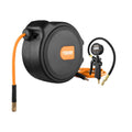 Digital Tire Inflator with LCD Gauge and Air Hose Reel Z455003