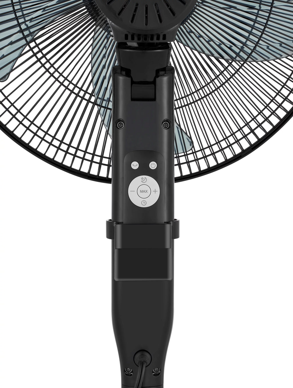 16 Inch 12 Speed Pedestal Fan with Remote Black P13967