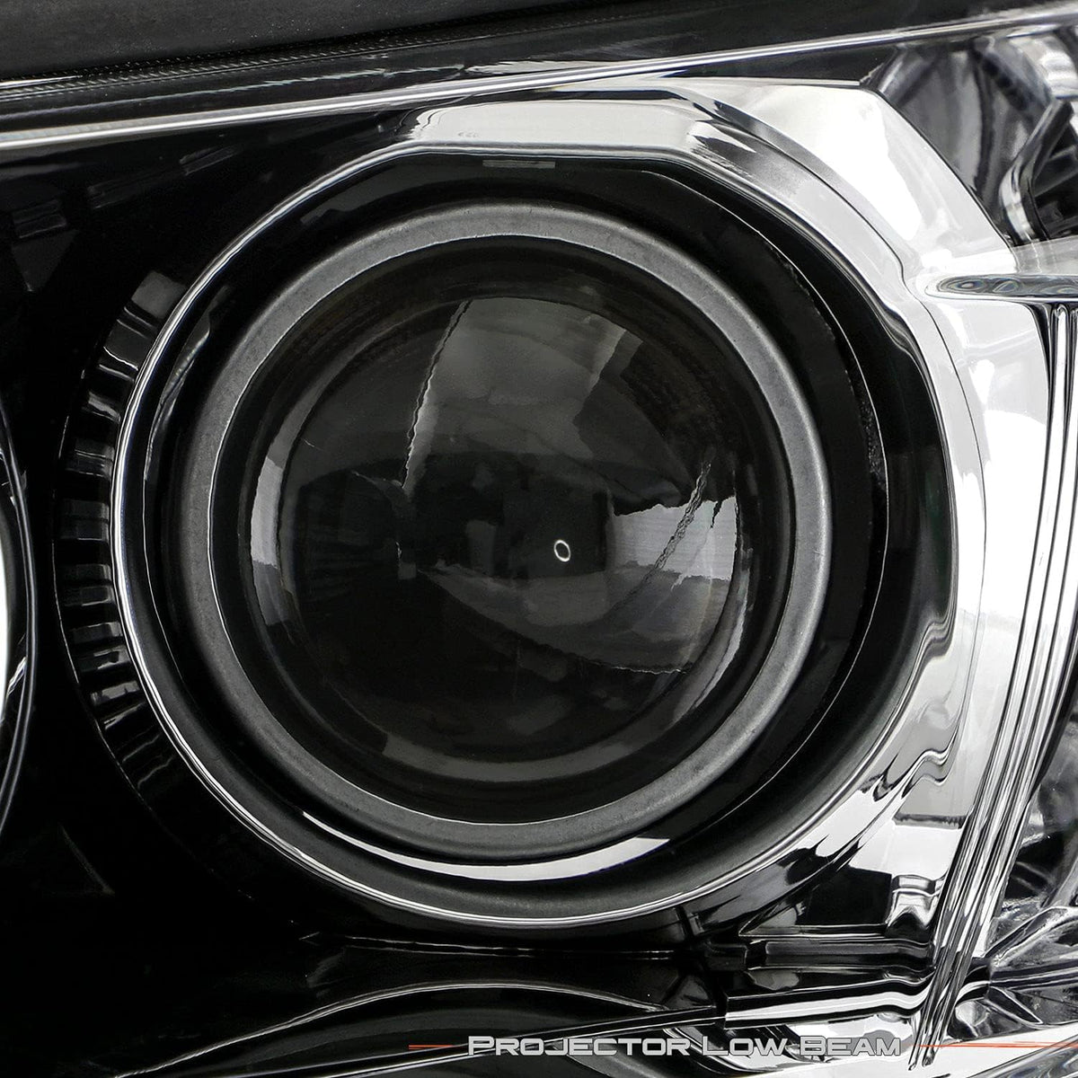 Projector Black Headlight Driver Left side w/LED DRL X783