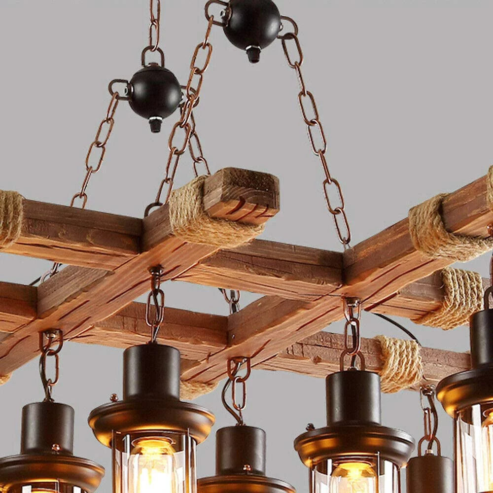 8-Light Farmhouse Chandelier L4524