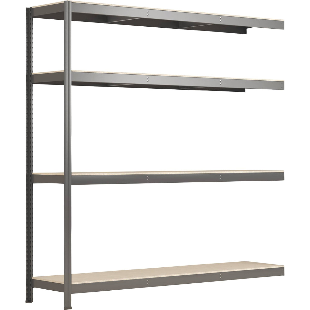 Industrial Shelving 4 Shelf Racks 71Inch W x 24inch D 1200-lb. Capacity per Shelf D1844