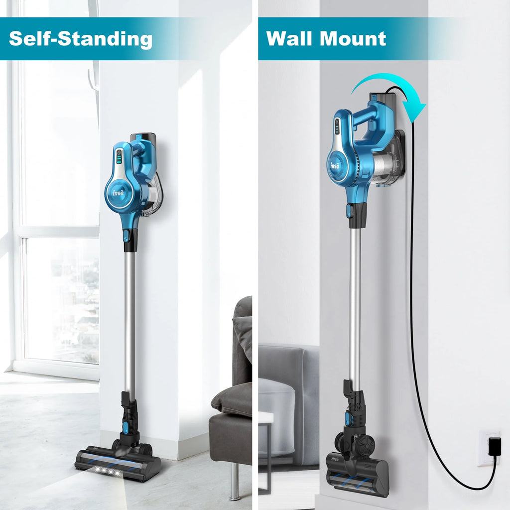 Cordless Vacuum Cleaner with 2 Batteries, 10-in-1 Lightweight Stick Vacuum H8586