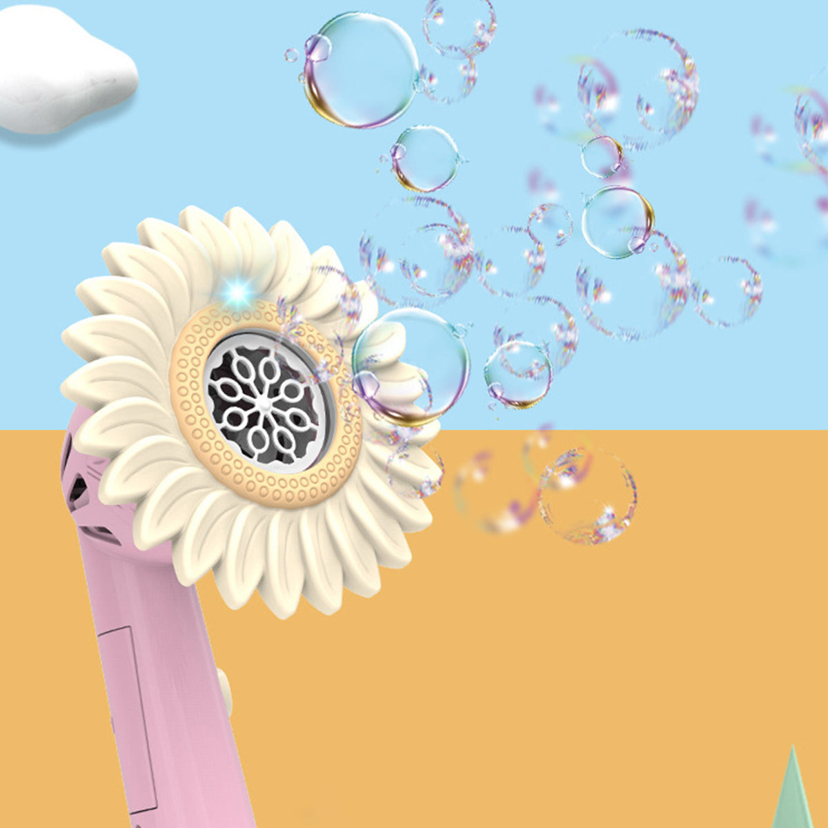 Hand-held Automatic Bubble Machine Toy（50ml） X210