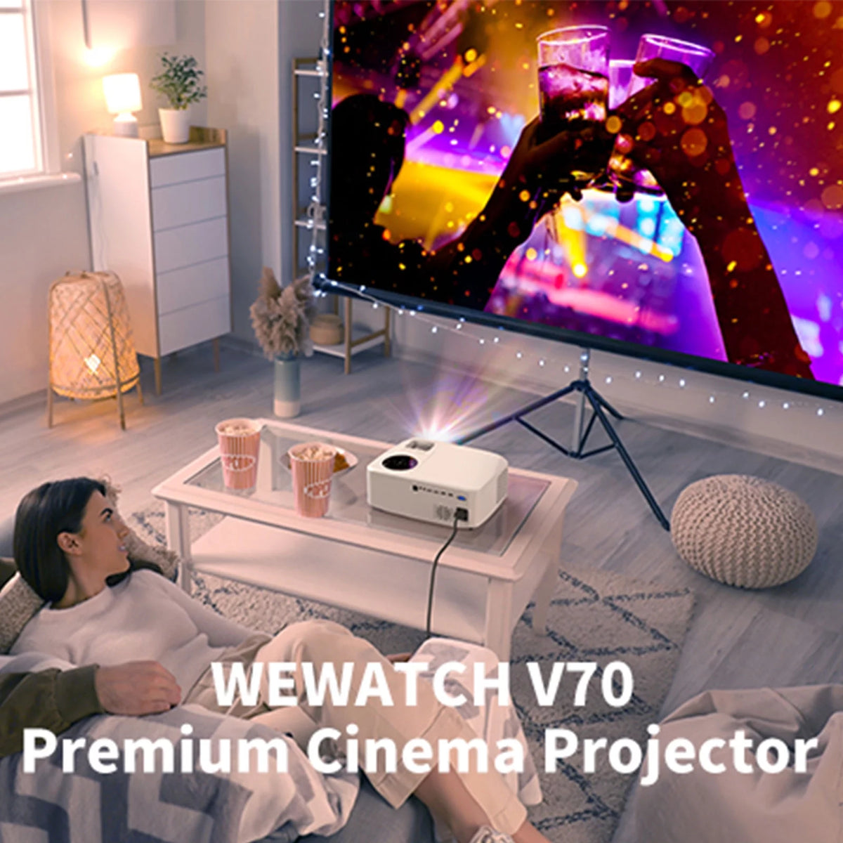 Full HD 1080P 4K Movie Projector 5G WiFi Bluetooth H528099