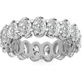 Oval Diamond Eternity Ring Lab Grown C797851